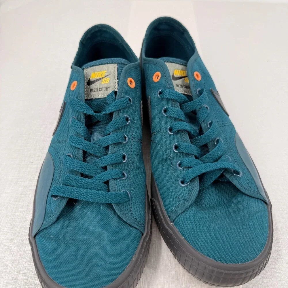 Nike Daan Van Der Linden X Nike Blazer Court SB Midnight Turquoise Blue Size 8